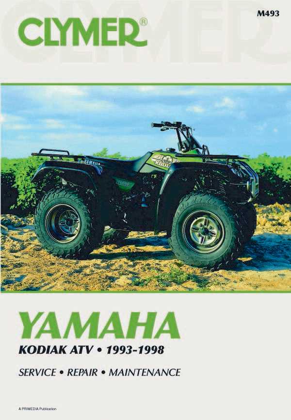 yamaha kodiak 400 4x4 repair manual