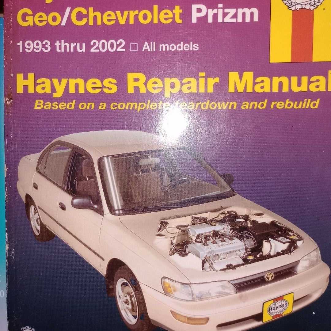 toyota corolla repair manual