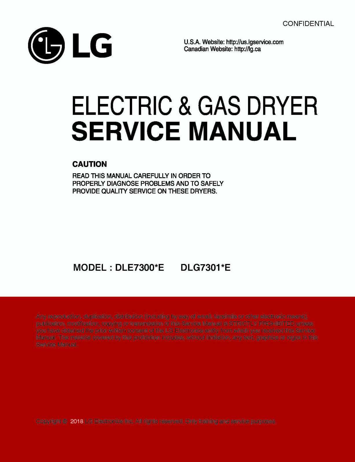 electric dryer repair manual