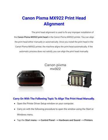 canon mx922 repair manual