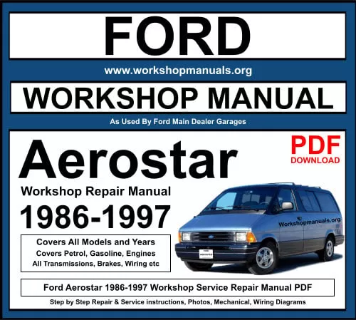 1997 ford aerostar repair manual