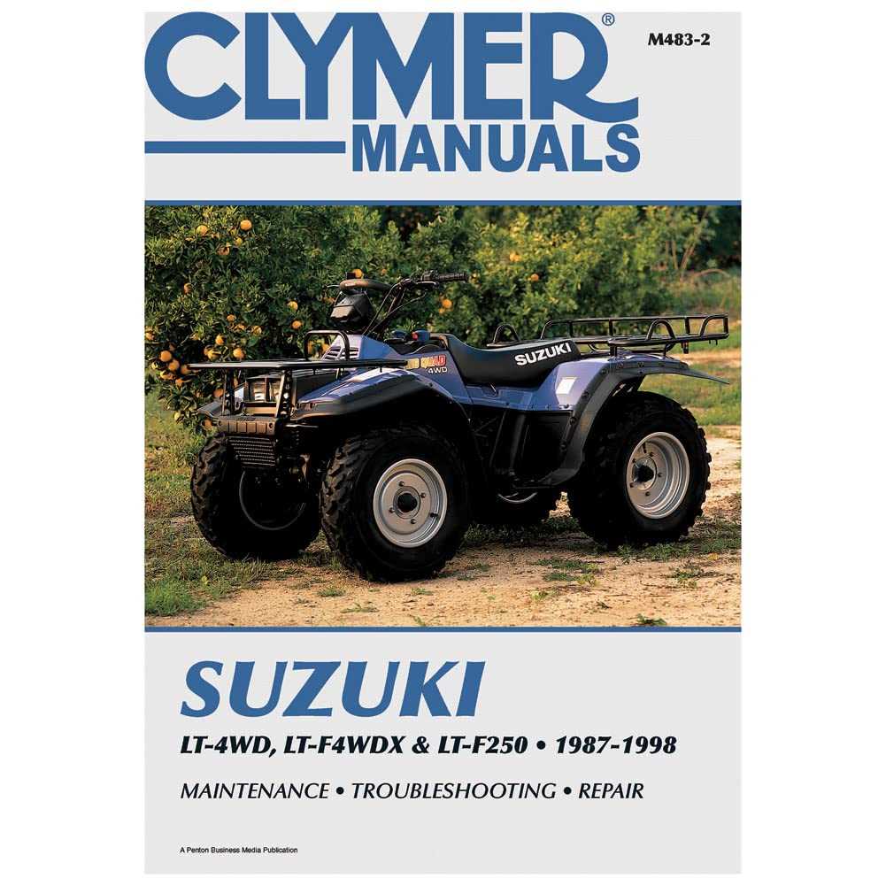 1996 suzuki king quad 300 repair manual