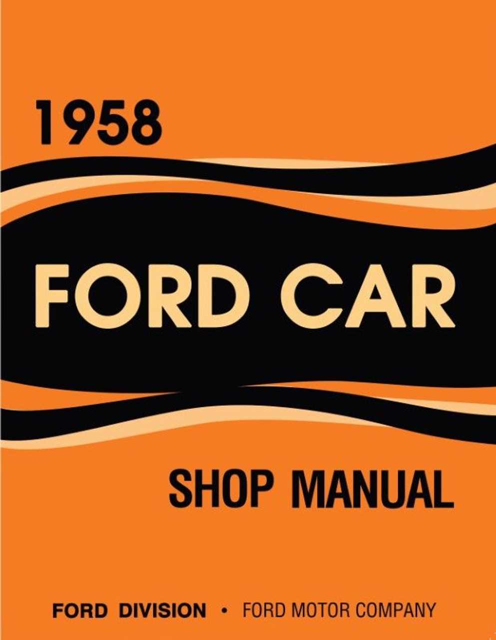 ford ranchero repair manual