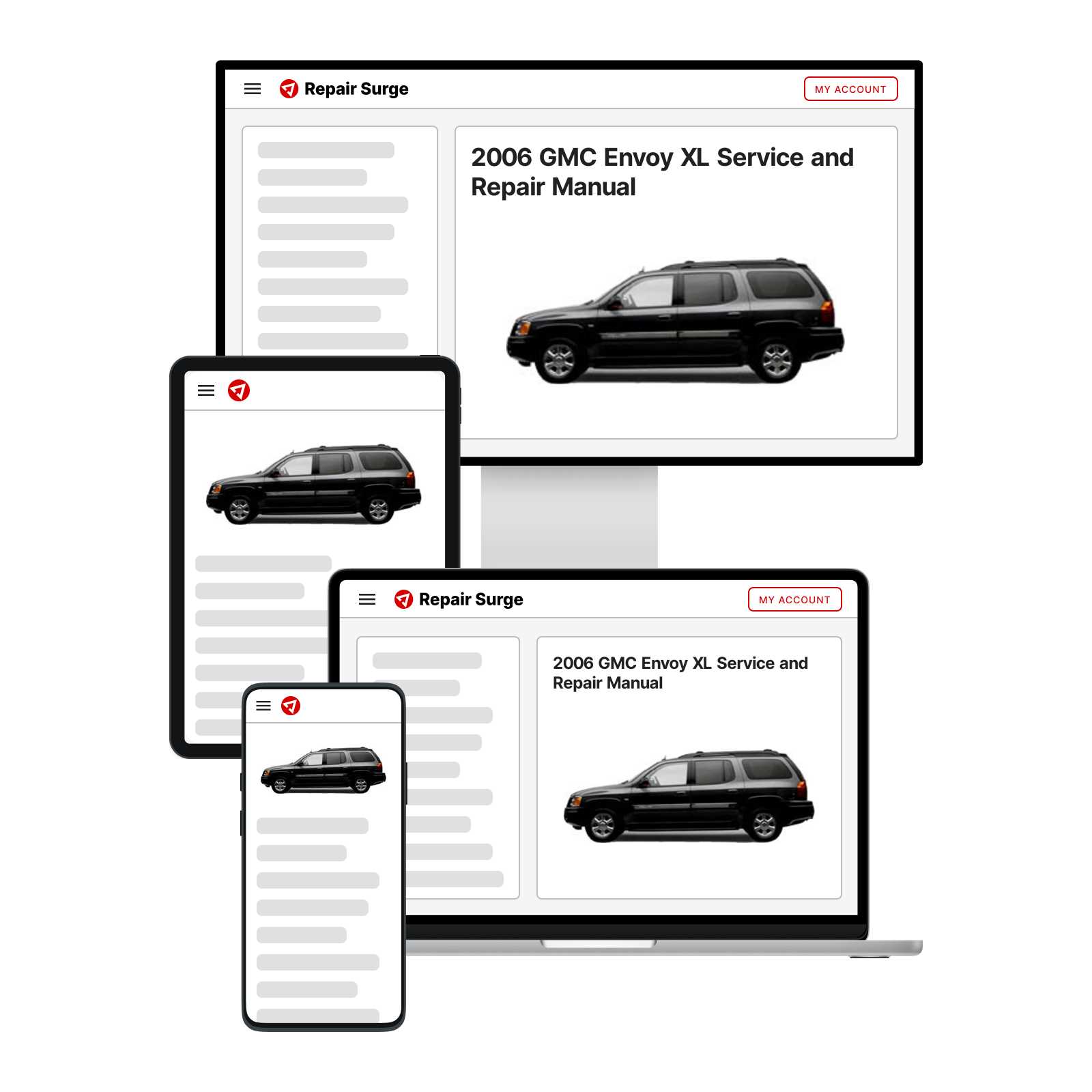 gmc envoy repair manual