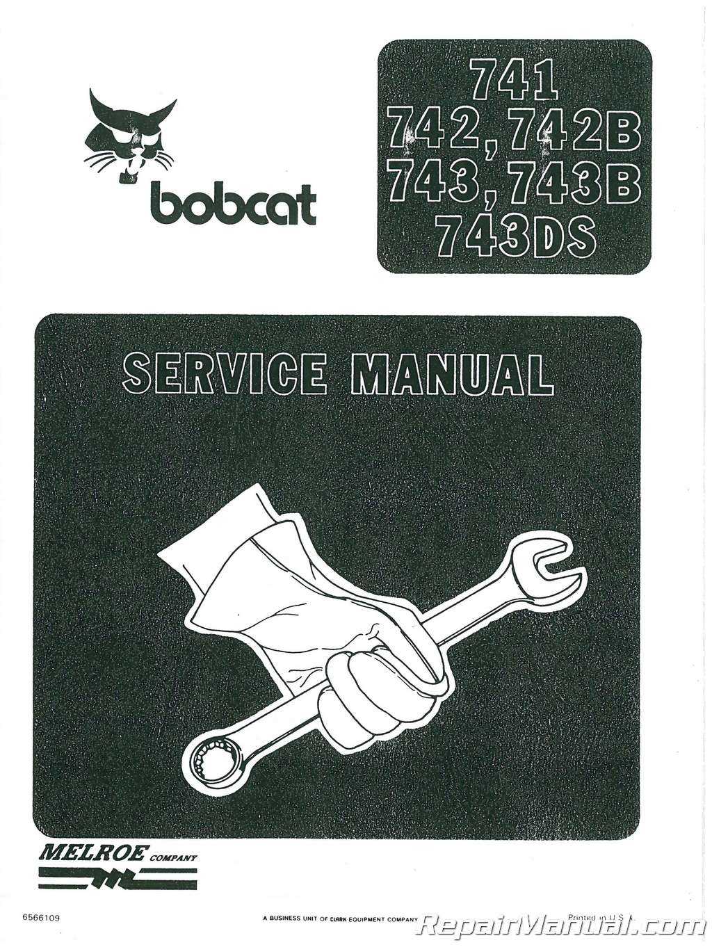 bobcat 743 repair manual