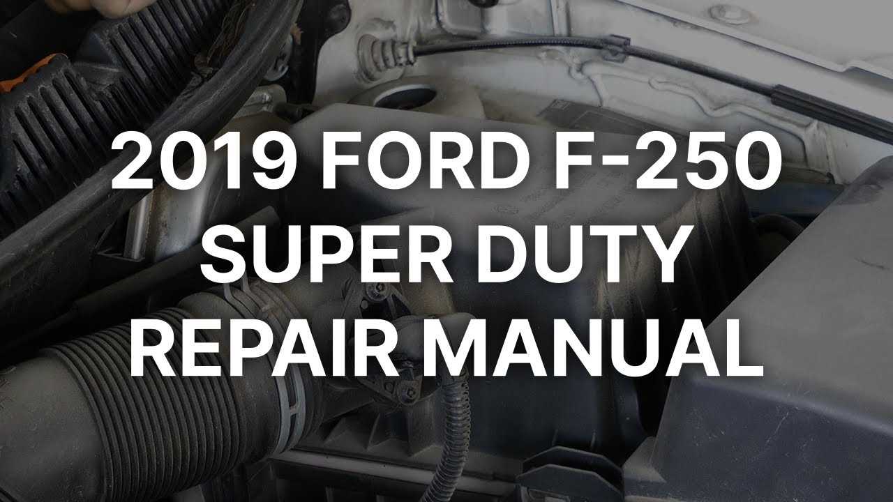 ford f250 repair manual