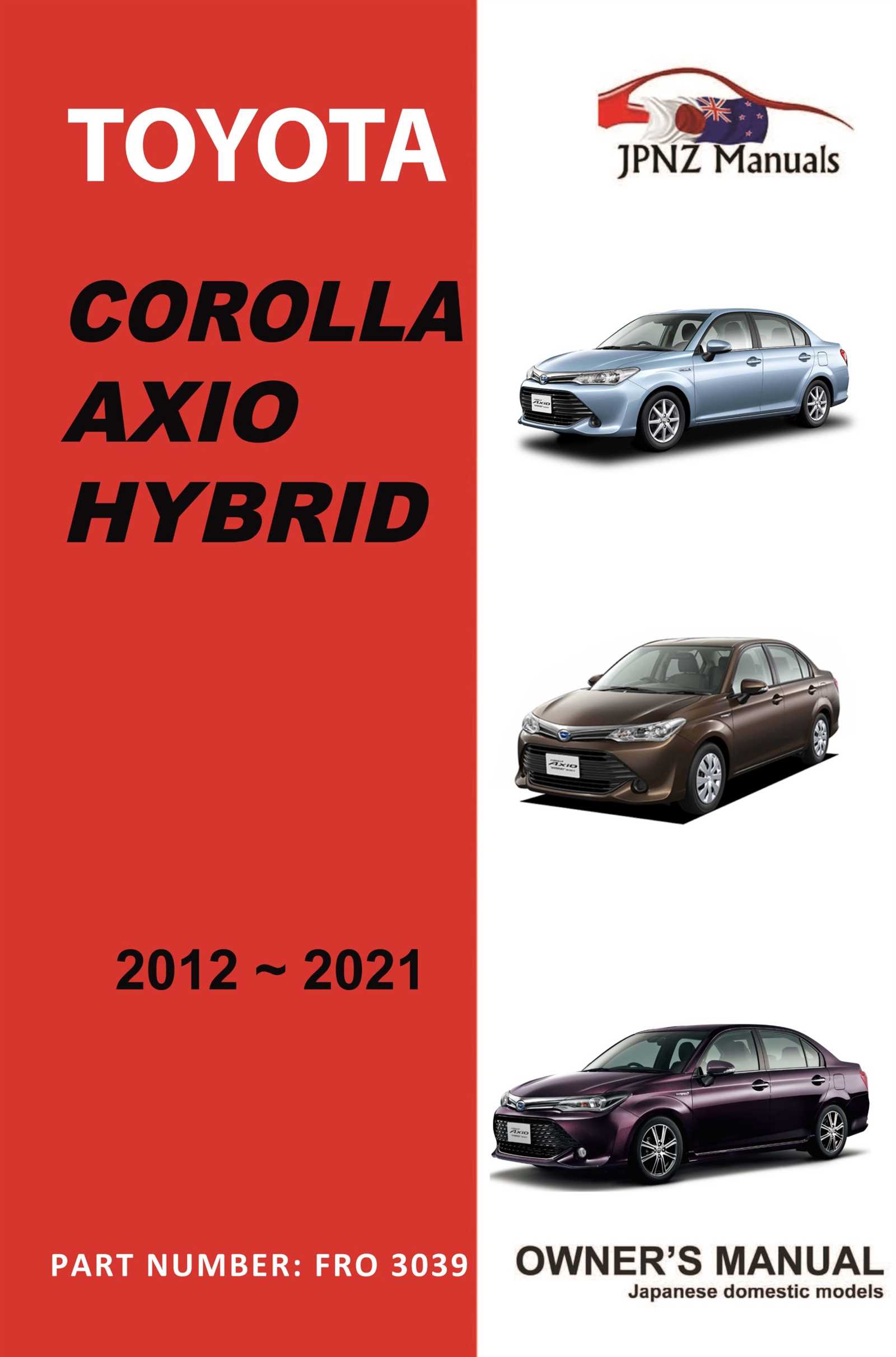 2012 toyota corolla repair manual