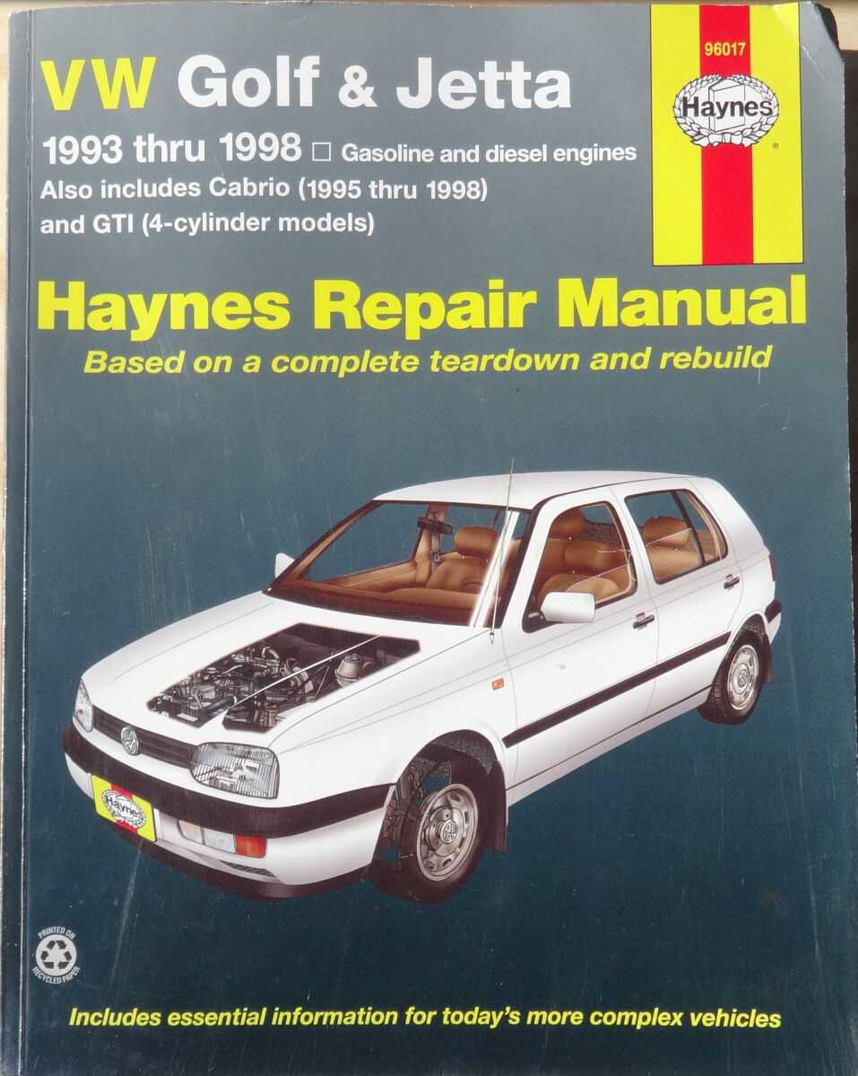 golf 4 repair manual