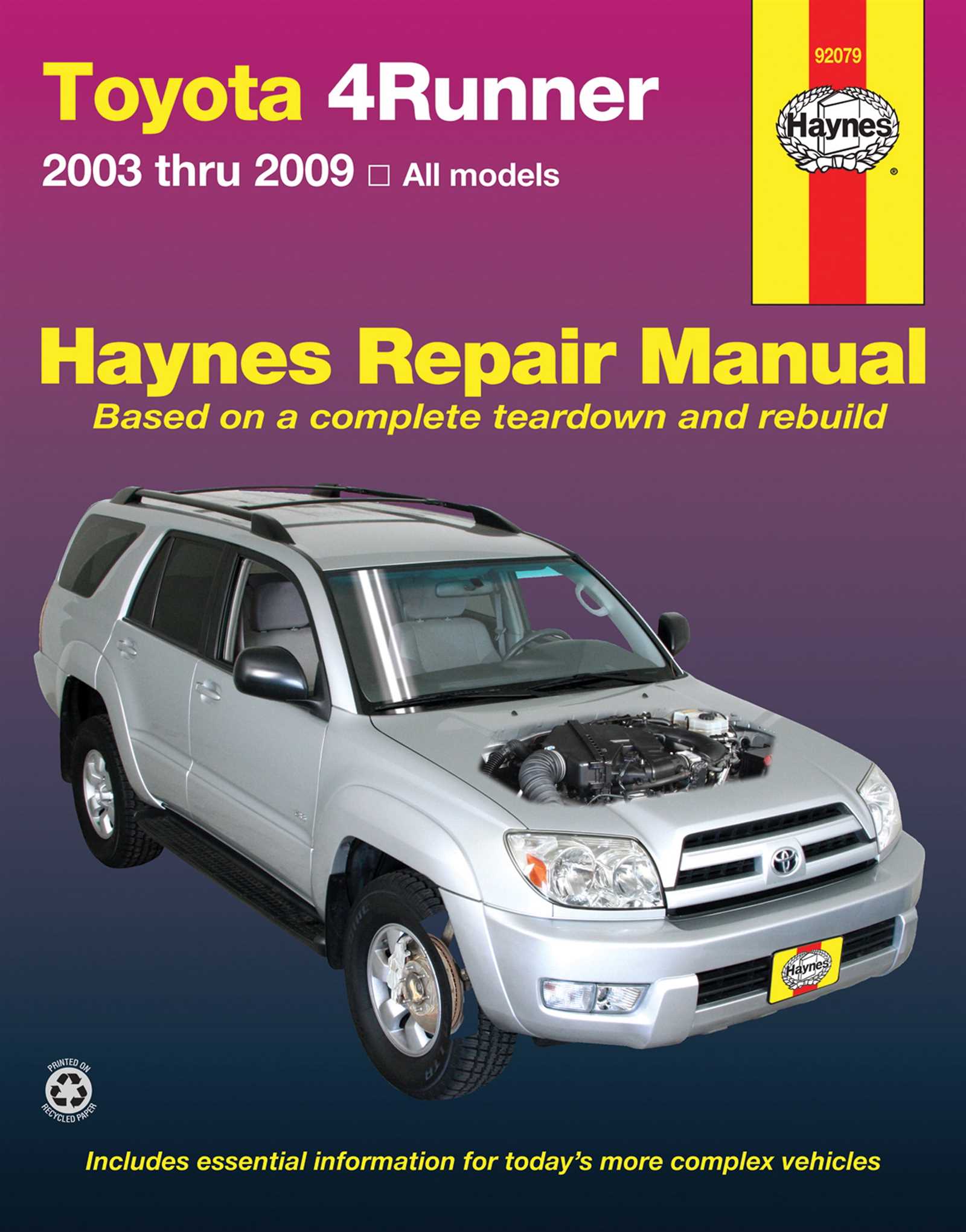 toyota repair manual 4runner