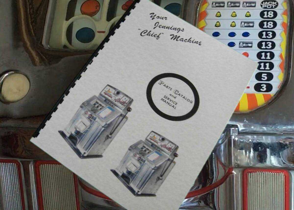 slot machine repair manual