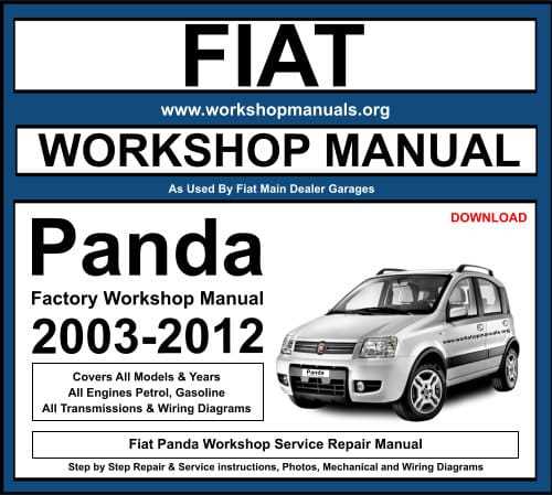 fiat panda repair manual