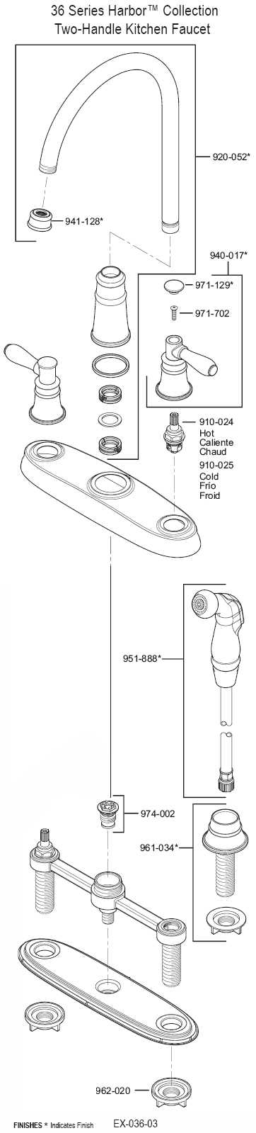 price pfister kitchen faucet repair manual