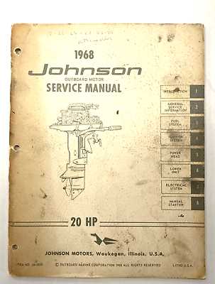 free johnson outboard repair manual