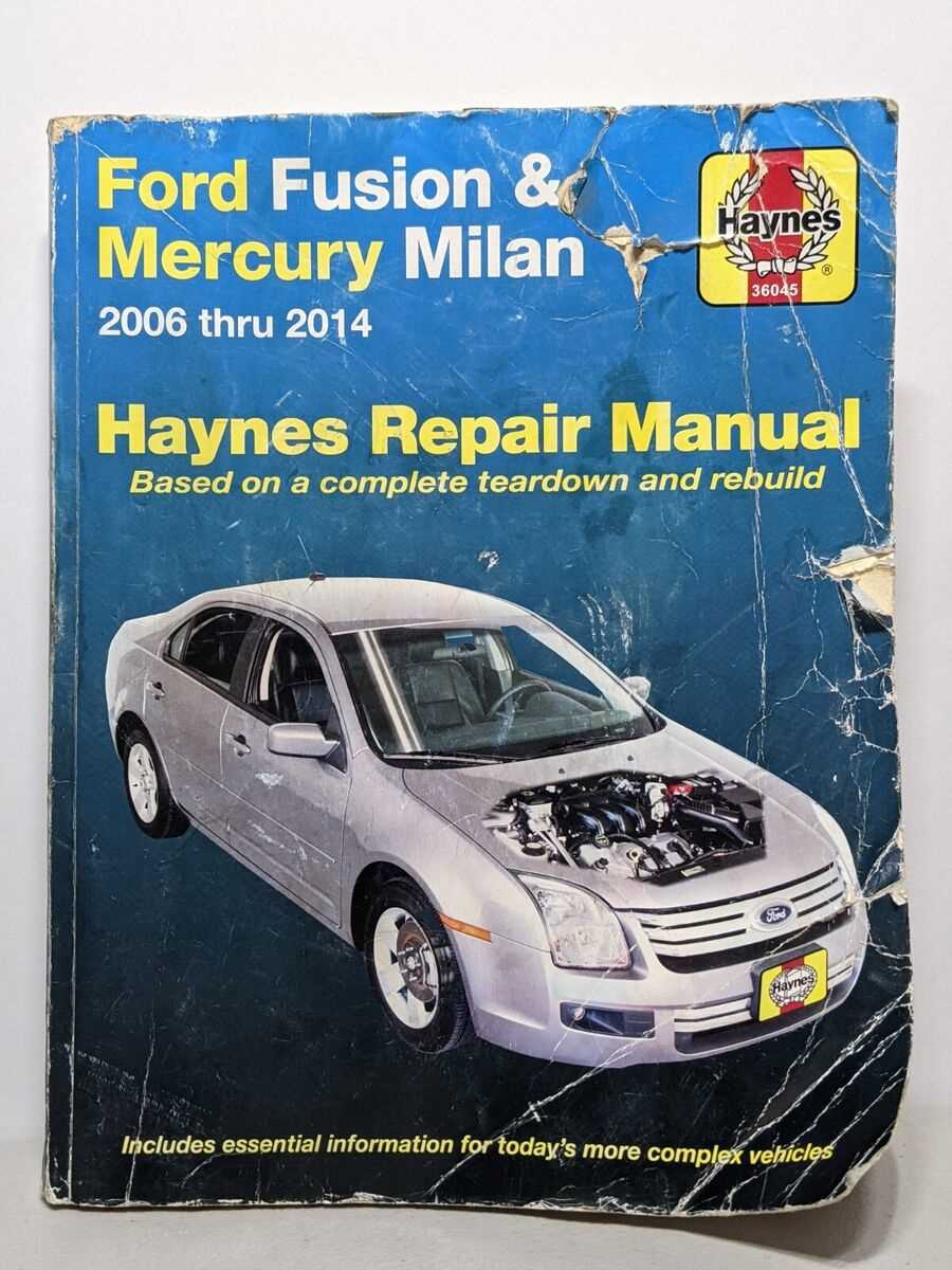 2006 ford fusion repair manual