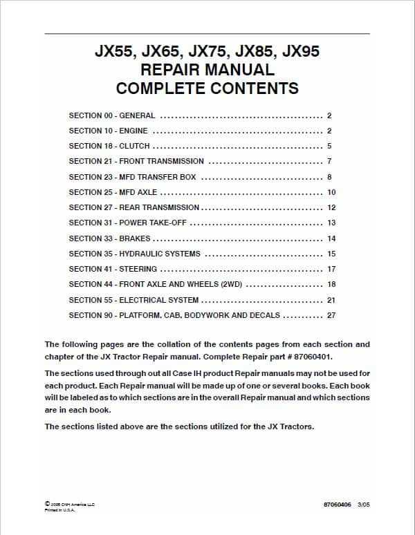 john deere jx75 repair manual