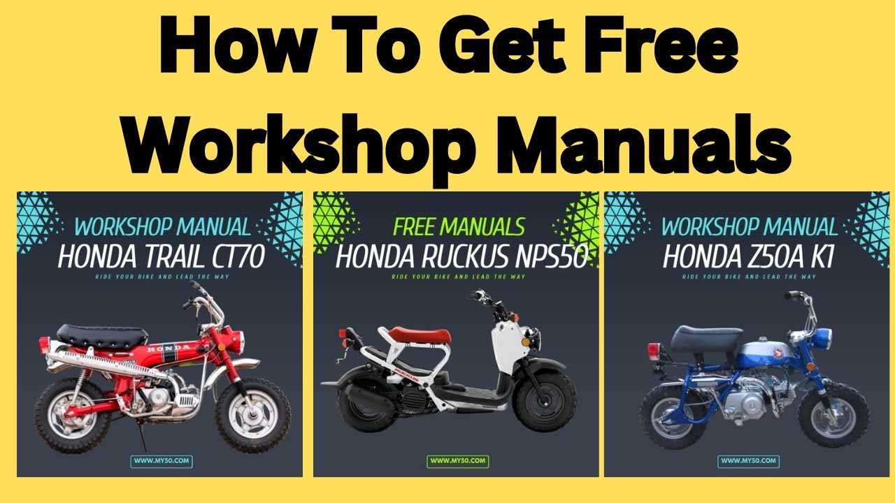 free chinese 125 motorcycles service and repair manual