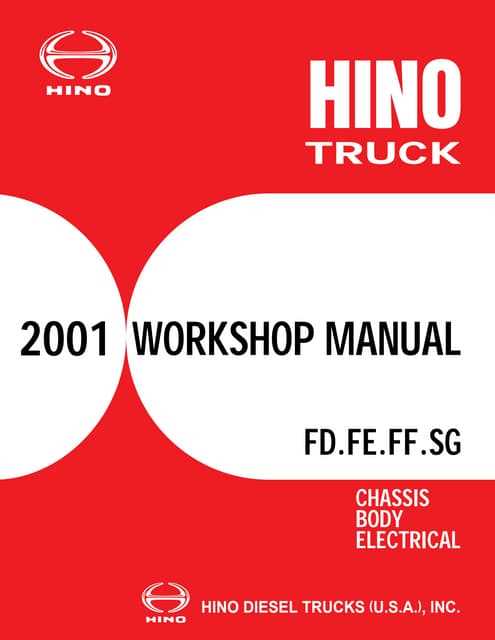 hino truck repair manual