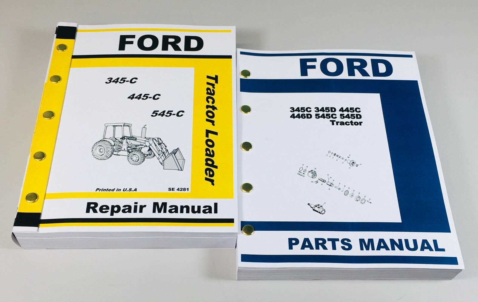 ford 445 tractor repair manual