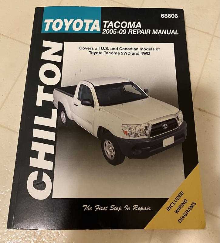 2017 toyota tacoma repair manual