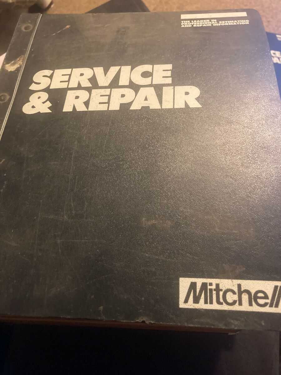 mitchell car repair manuals