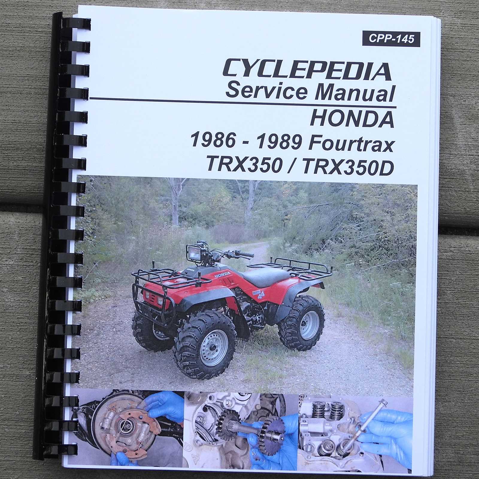 honda 4 wheeler repair manual