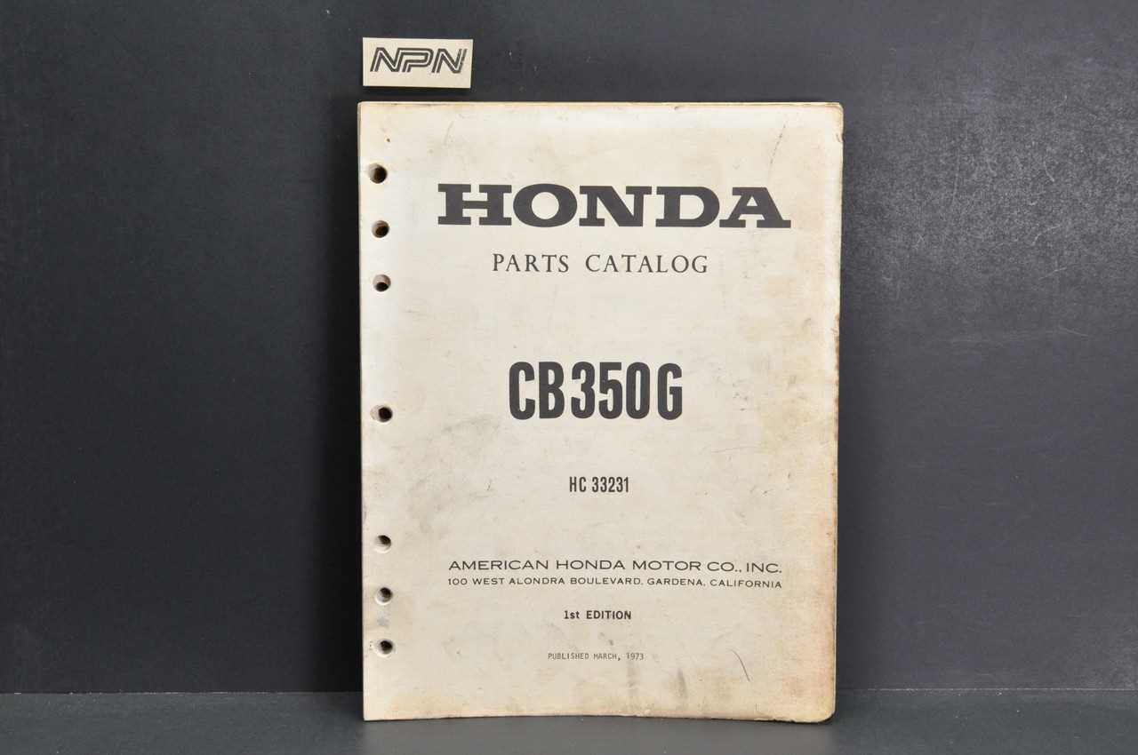 honda cb350 repair manual