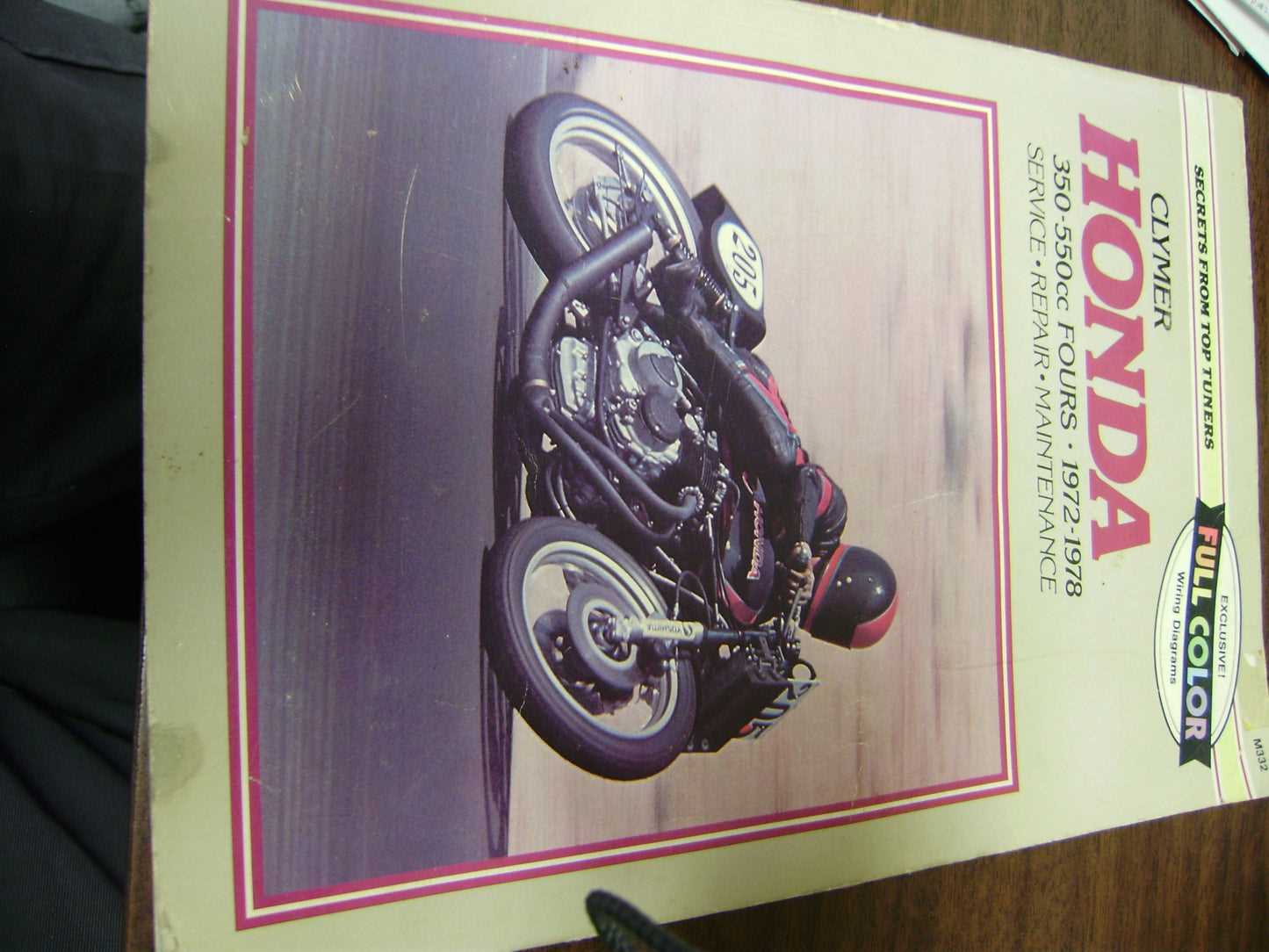 honda cb550 repair manual