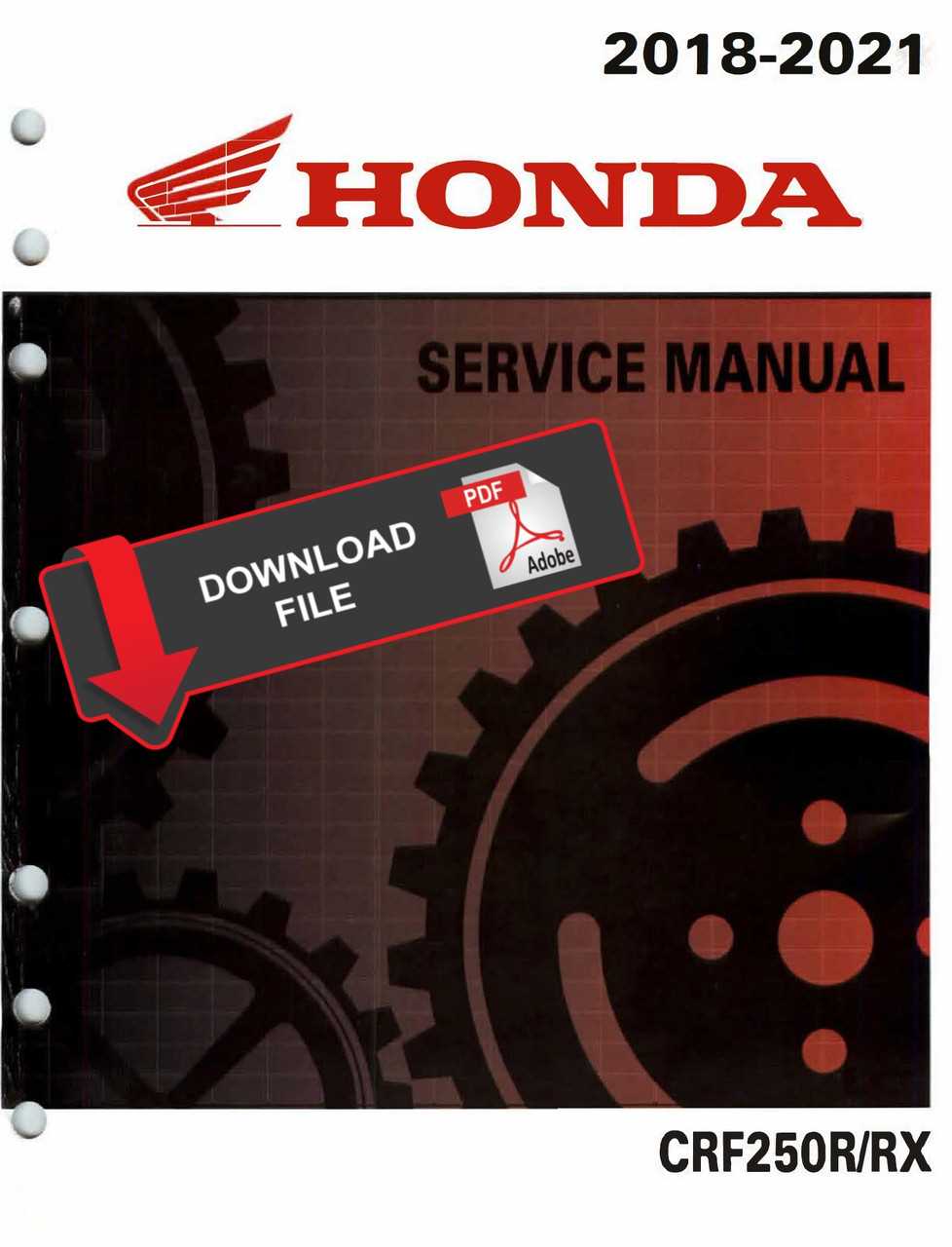 honda crf250r repair manual