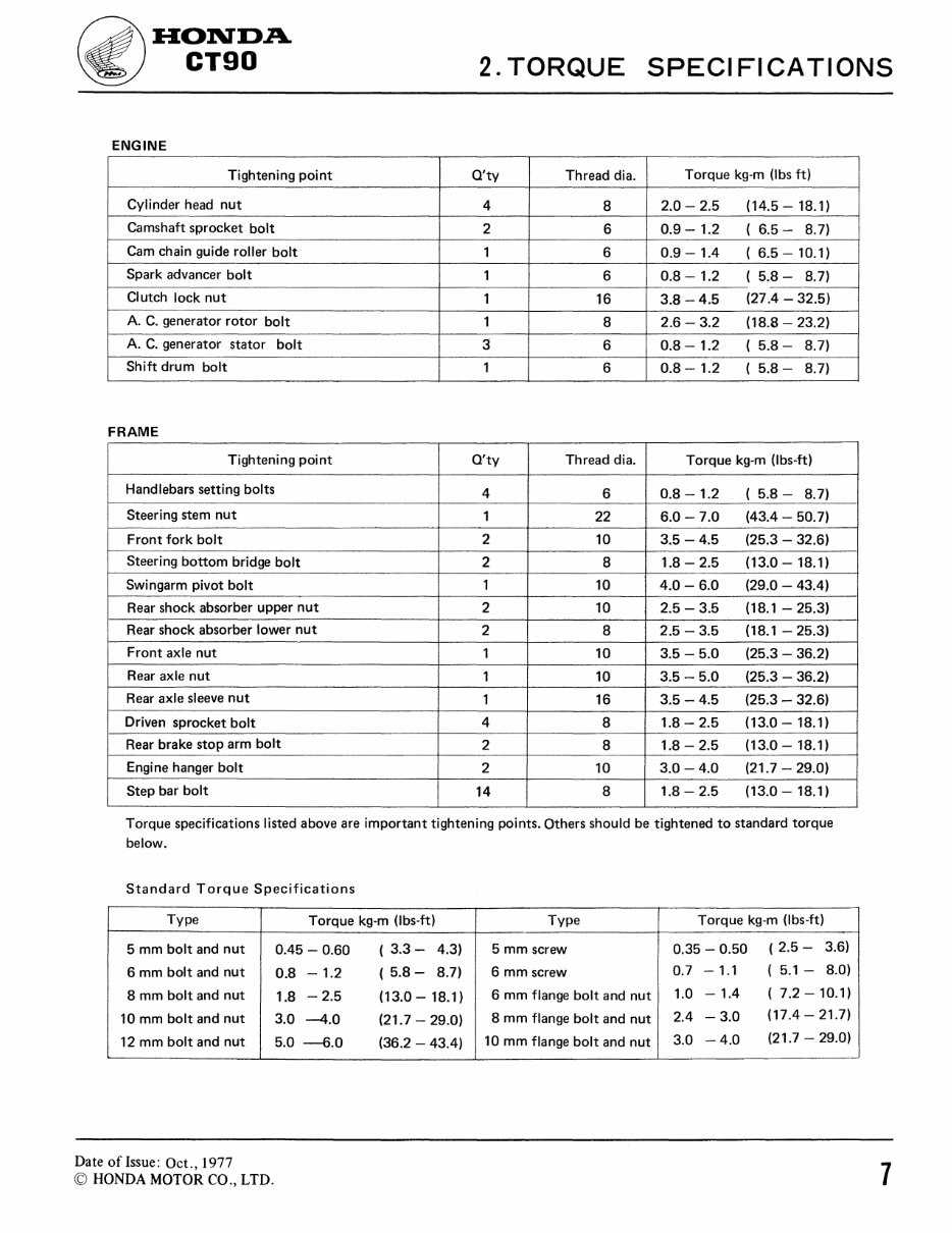 honda ct90 repair manual