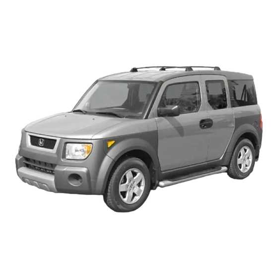 honda element repair manual