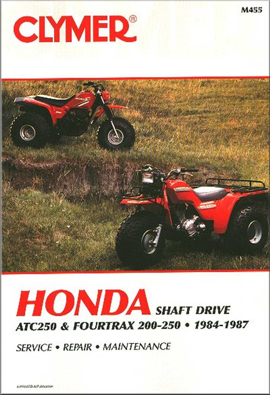 honda fourtrax 250 repair manual