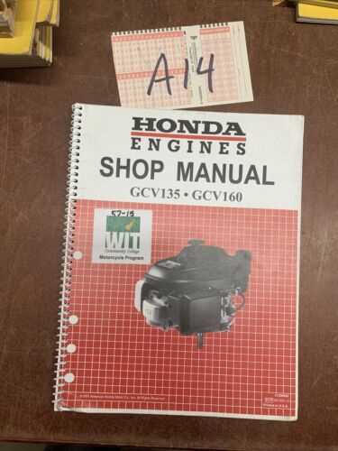 honda gc160 repair manual