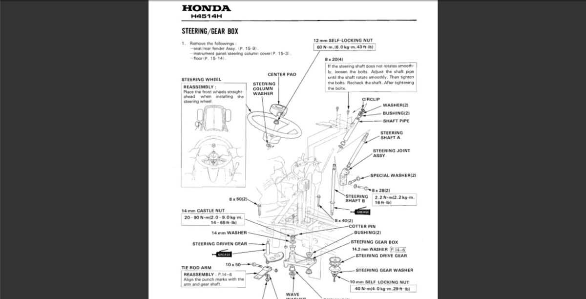 honda h4514h repair manual