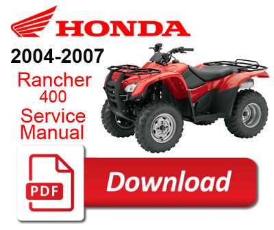 honda recon 250 repair manual