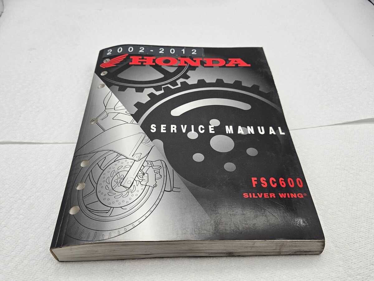 honda silverwing repair manual