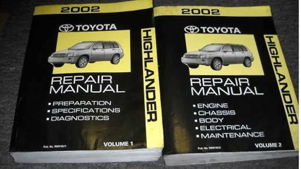 2002 toyota highlander repair manual