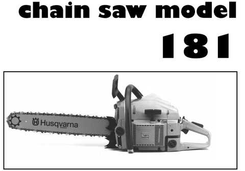 husqvarna 450 chainsaw repair manual