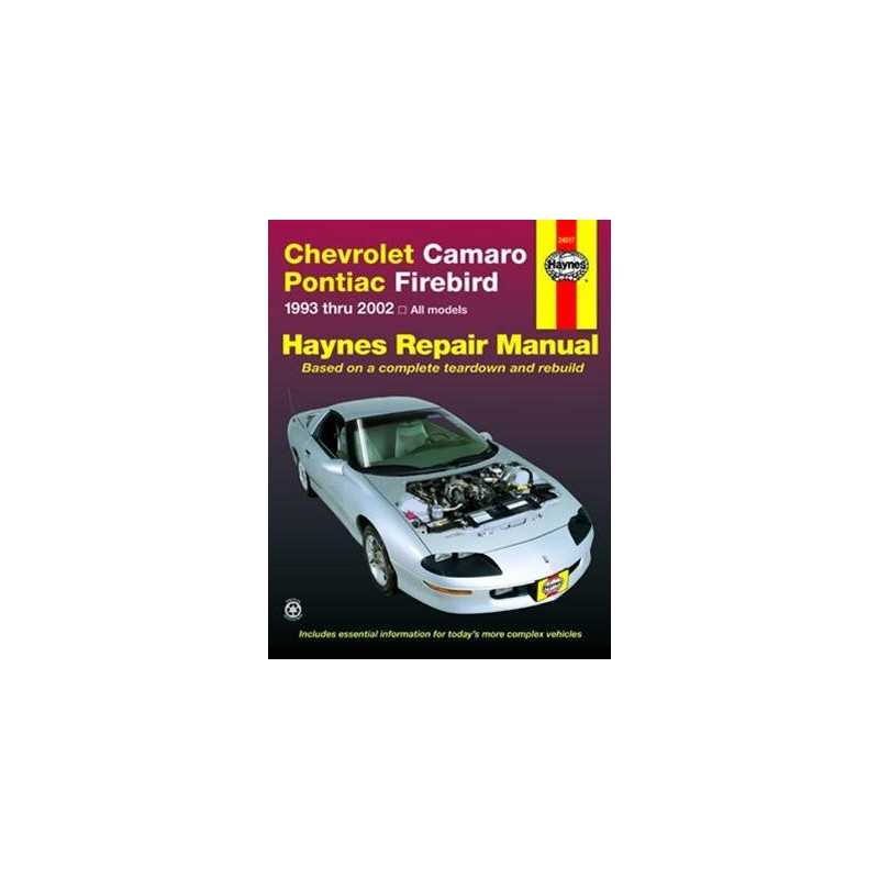 chevy camaro repair manual