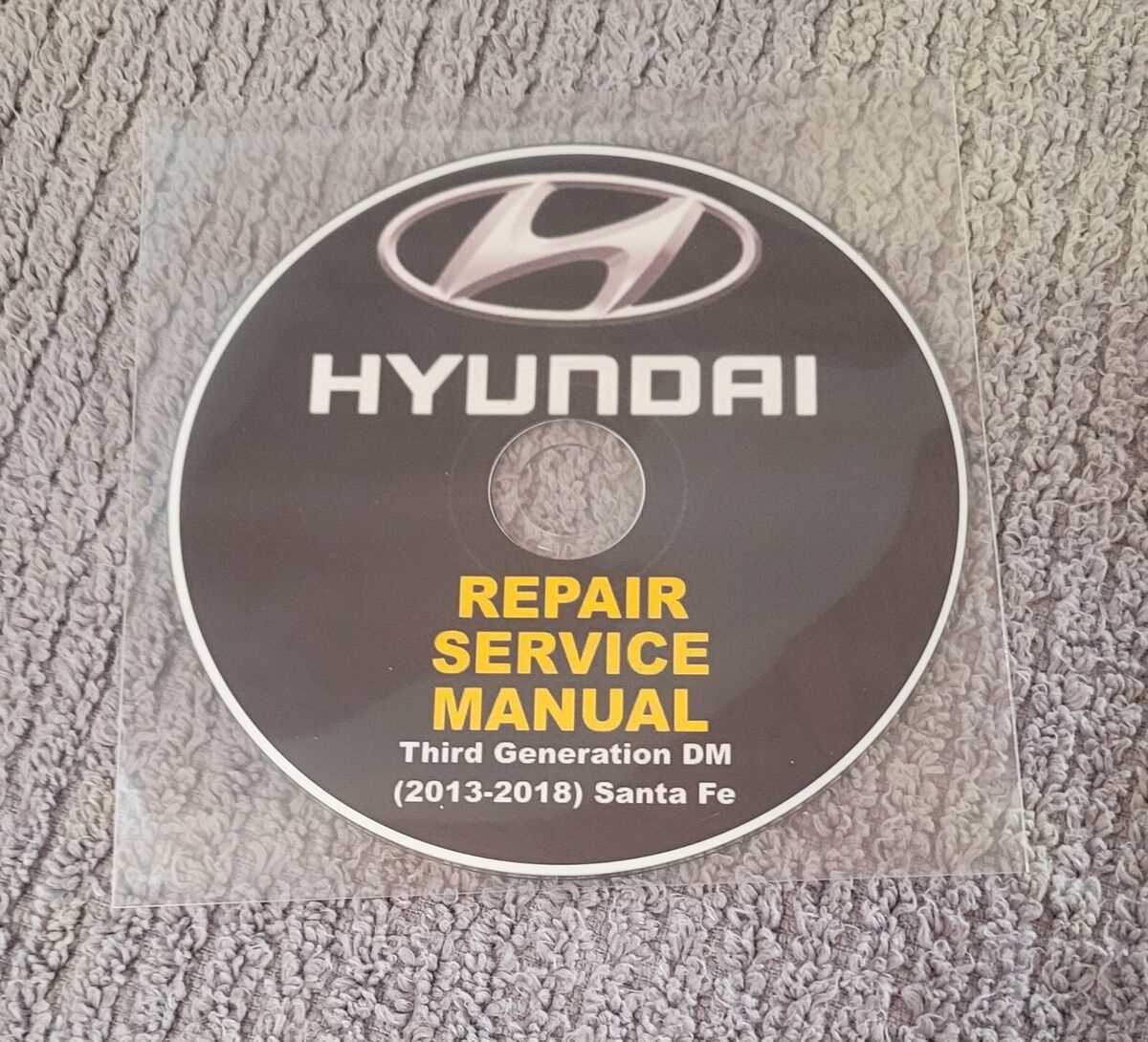 hyundai santa fe repair manual