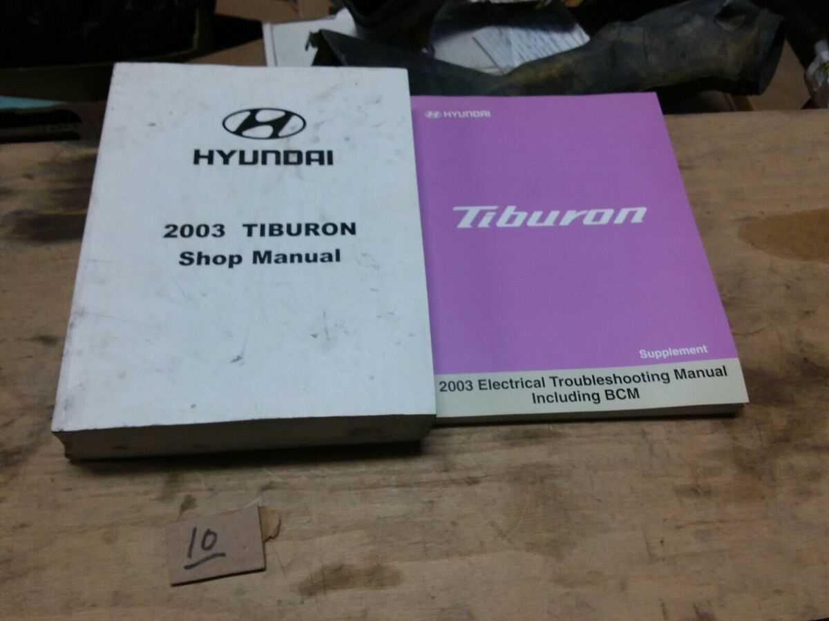 hyundai tiburon repair manual