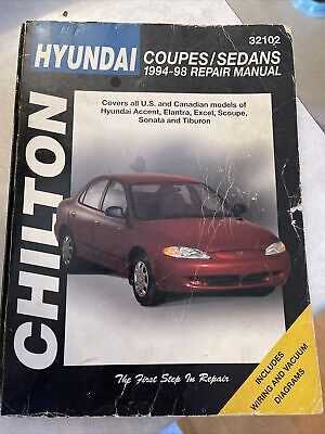 hyundai tiburon repair manual