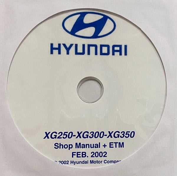 hyundai xg350 repair manual