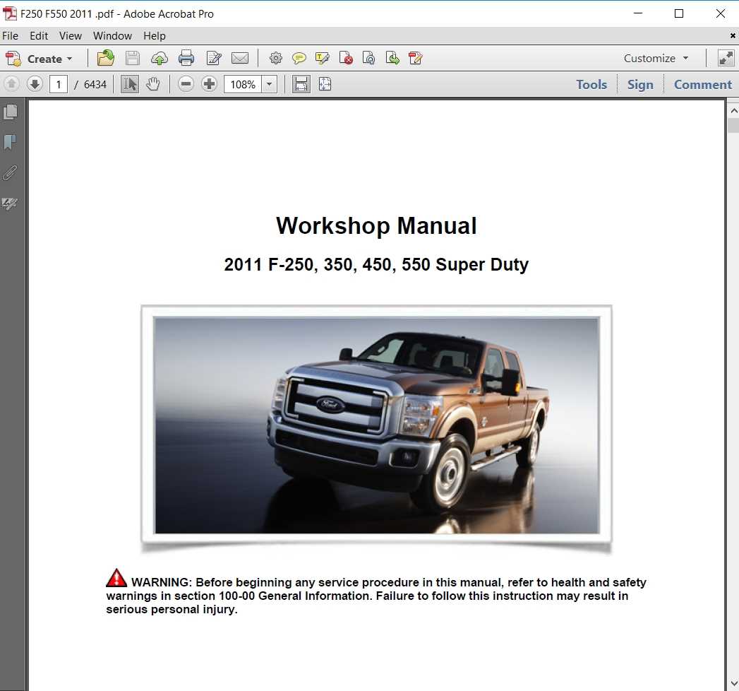 ford f250 repair manual