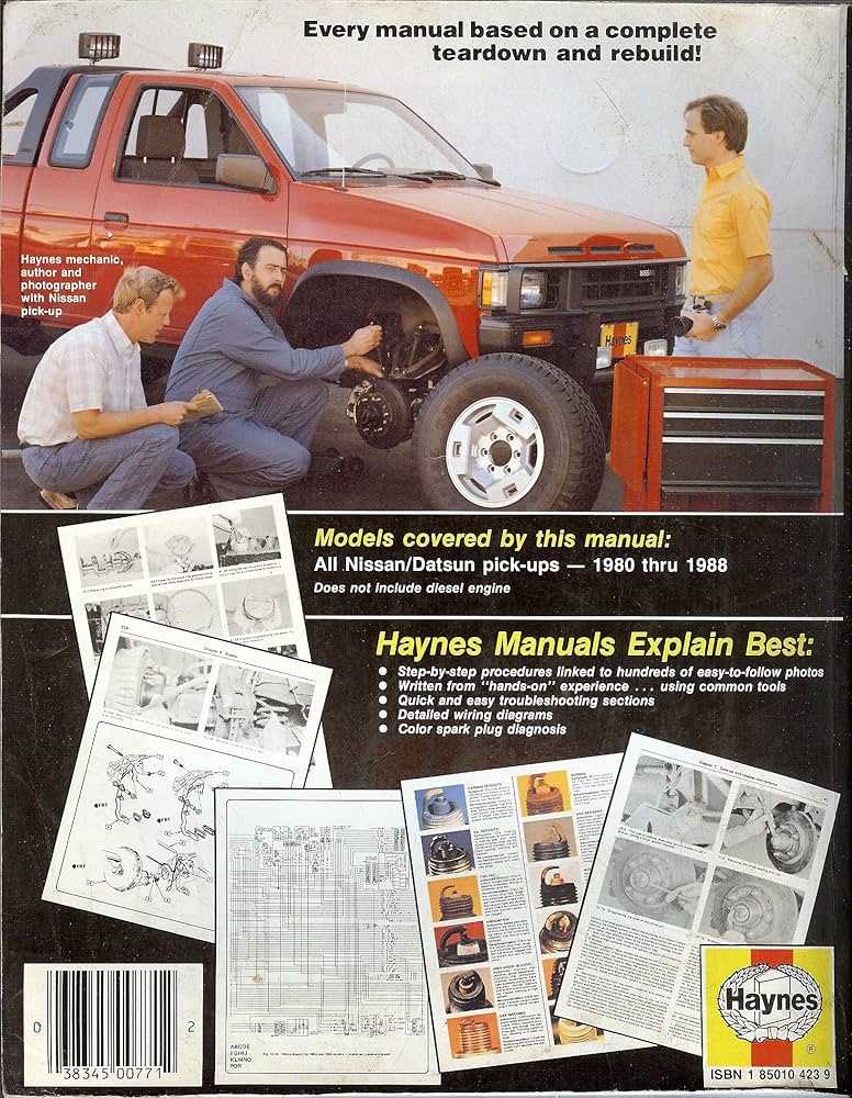 nissan pickup repair manual