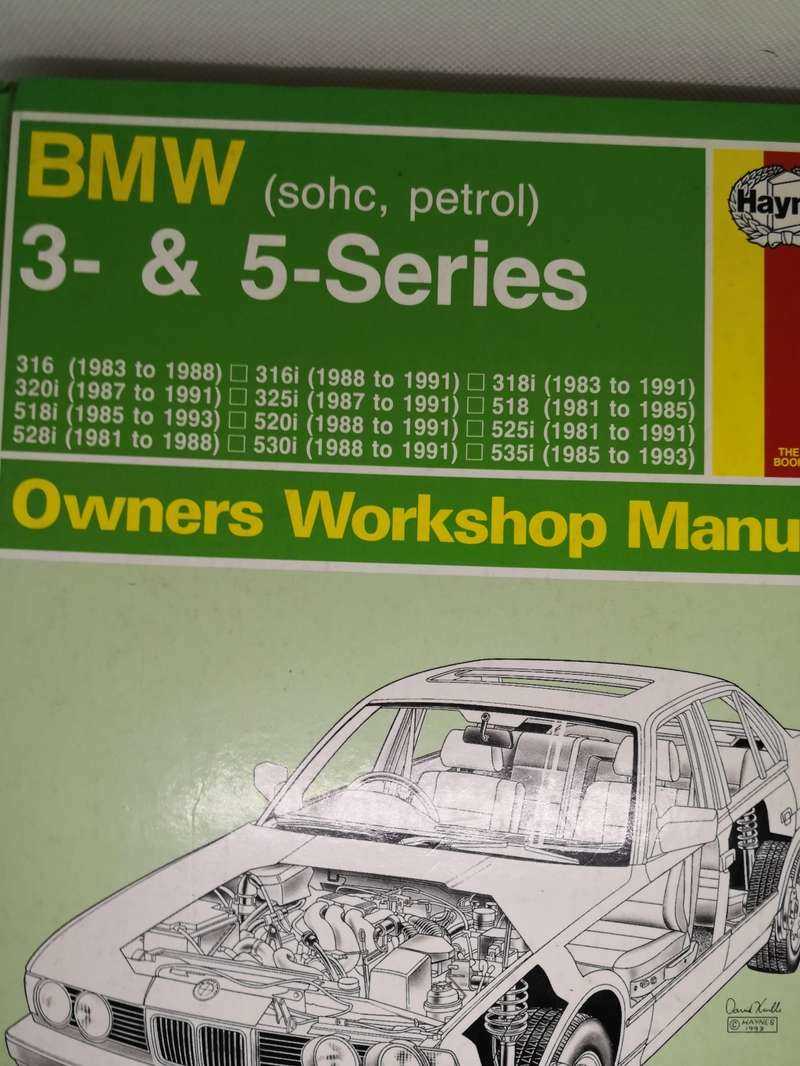 bmw 535i repair manual