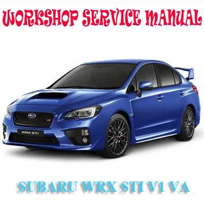 2015 subaru wrx repair manual