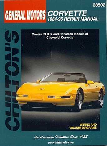 1981 corvette repair manual