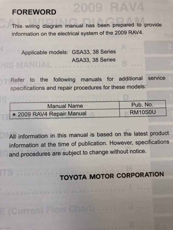 2009 toyota rav4 repair manual