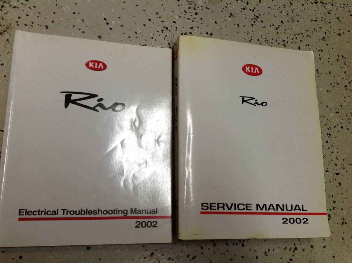 2002 kia rio repair manual