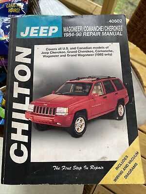 jeep comanche repair manual